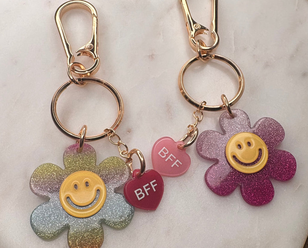 BFF keychain 2 piece