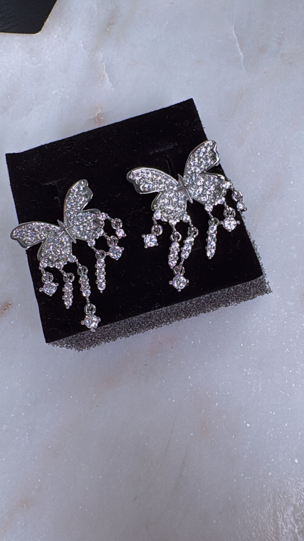 Butterfly Drop ear rings