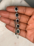 Midnight Gem Statement Bracelet