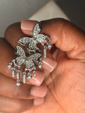 Butterfly Drop ear rings