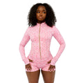 Leopard Print 2 Pieces Set  Gym Tracksuit