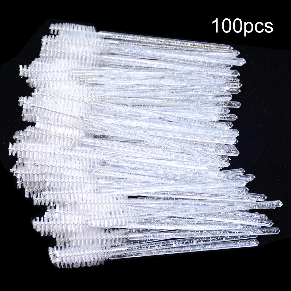 100pcs Disposable Eyelash Brushes Spoolies