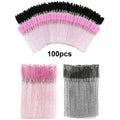 100pcs Disposable Eyelash Brushes Spoolies
