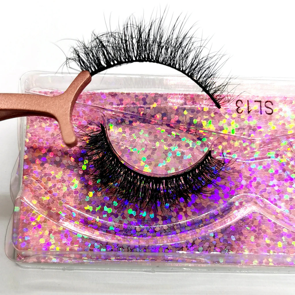 5/10/30/50/100Pcs fluffy mink eyelashes wholesale